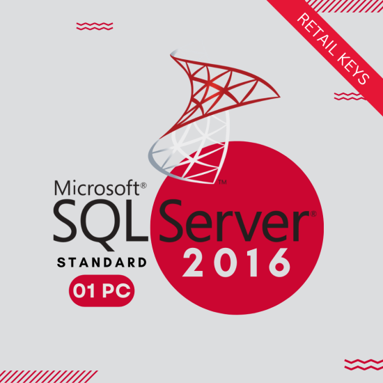 SQL Server 2016 Standard 1PC [Retail Online]