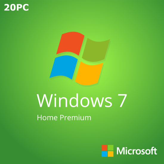 Windows 7 Home Premium SP1 20PC