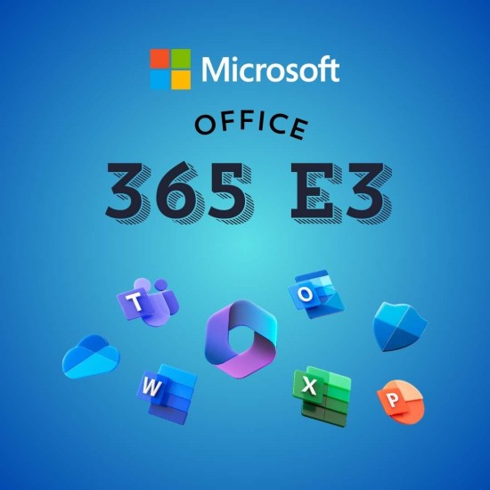 Microsoft Office 365 E3 05 Users  Valid 01 Year