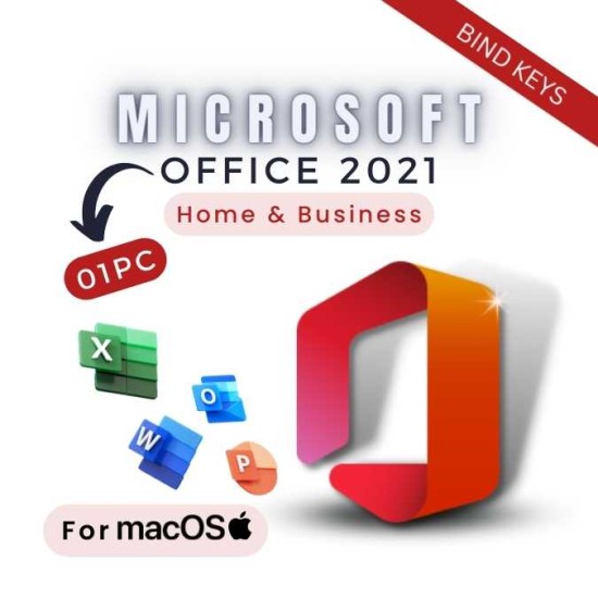 Limited 50% Offer - Office 2021 Home & Business 1 MAC [BIND]