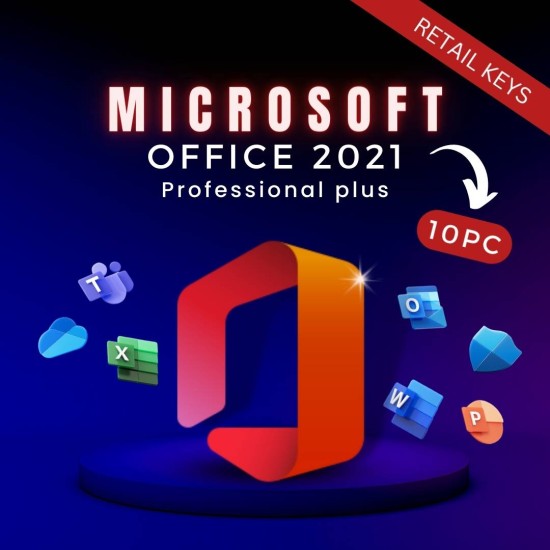 Office 2019 Pro Plus 10PC [Retail Online]