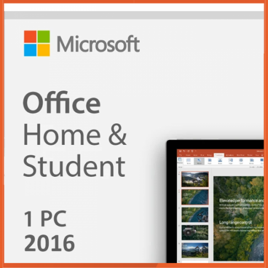 Office 2016 Home & Student 1PC [Retail Online]