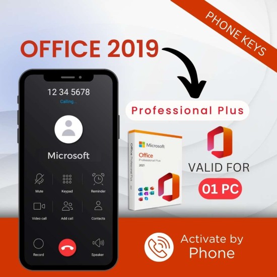 Office 2019 Pro Plus 1PC [Activate by Phone]