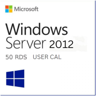 Windows Server 2012 Remote Desktop Services User connections (50) CAL Windows Server 2012 Remote Desktop Services User connections (50) CAL