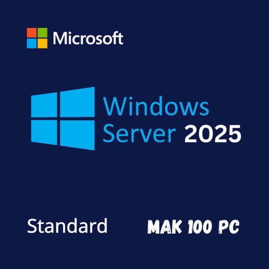 Windows Server 2025 Standard 100PC [MAK:Volume]